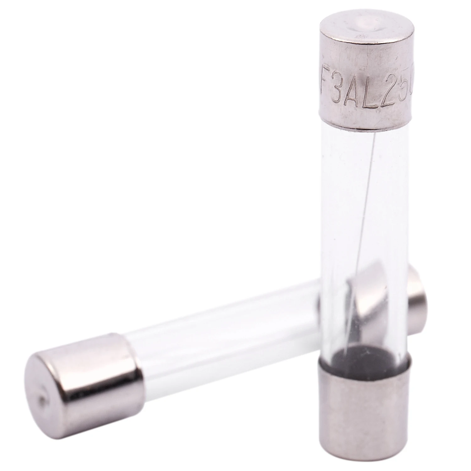 A84E-10 Pcs Fast Blow Type Glass Tube Fuses 6X30mm 250V 3Amp