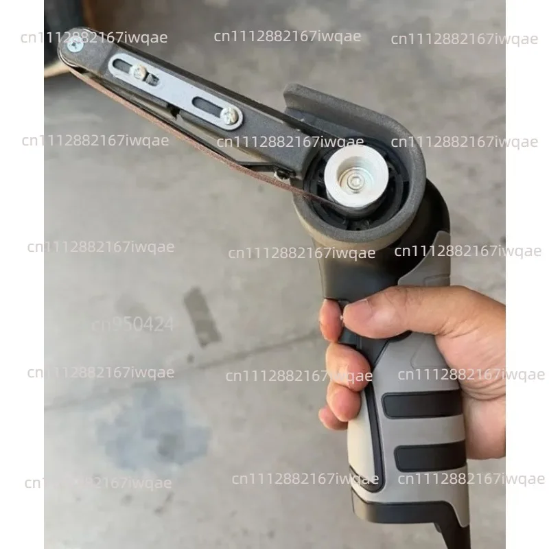 Electric Mini Sander Sand Machine Pipe Sander Polisher Belt Grinder 6500RPM Variable Speed for Wood Metal Plastic