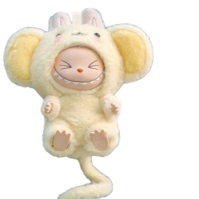 Per Labubu Doll Outfit Set Per V2 17 cm Figurina in vinile Copricapo Completo del corpo Costume Cambia Set di abiti carini