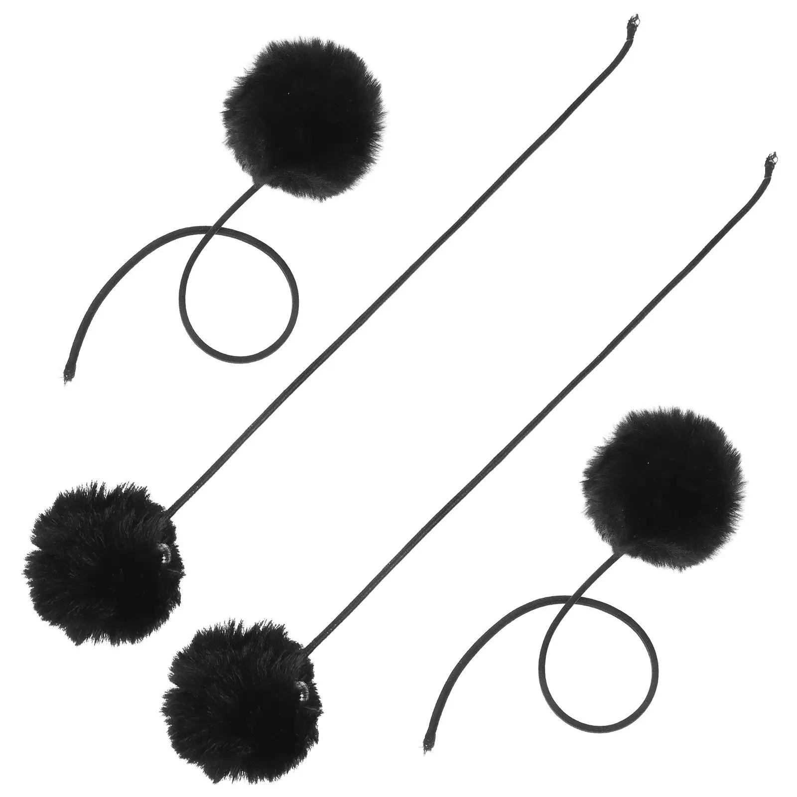 

4 Pcs Cat Scratching Post Replacement Ball Hanging Toy Sisal Interactive Rope Toys Plush