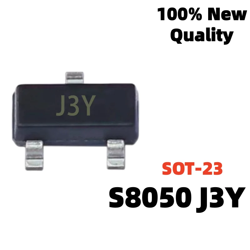 50PCS NEW Quality SS8550 SS8050 S8050 S8550 J3Y Y1 2TY Y2 Transistor PNP NPN power transistor SOT-23
