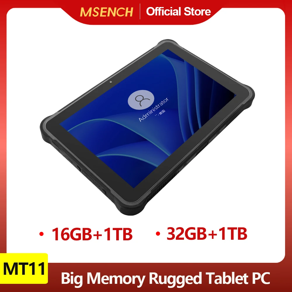 32GB+1TB Windows Tablet PC Industrial Computer 4G LTE 12000mAh Big Battery PC Panal for Car Diagnosis