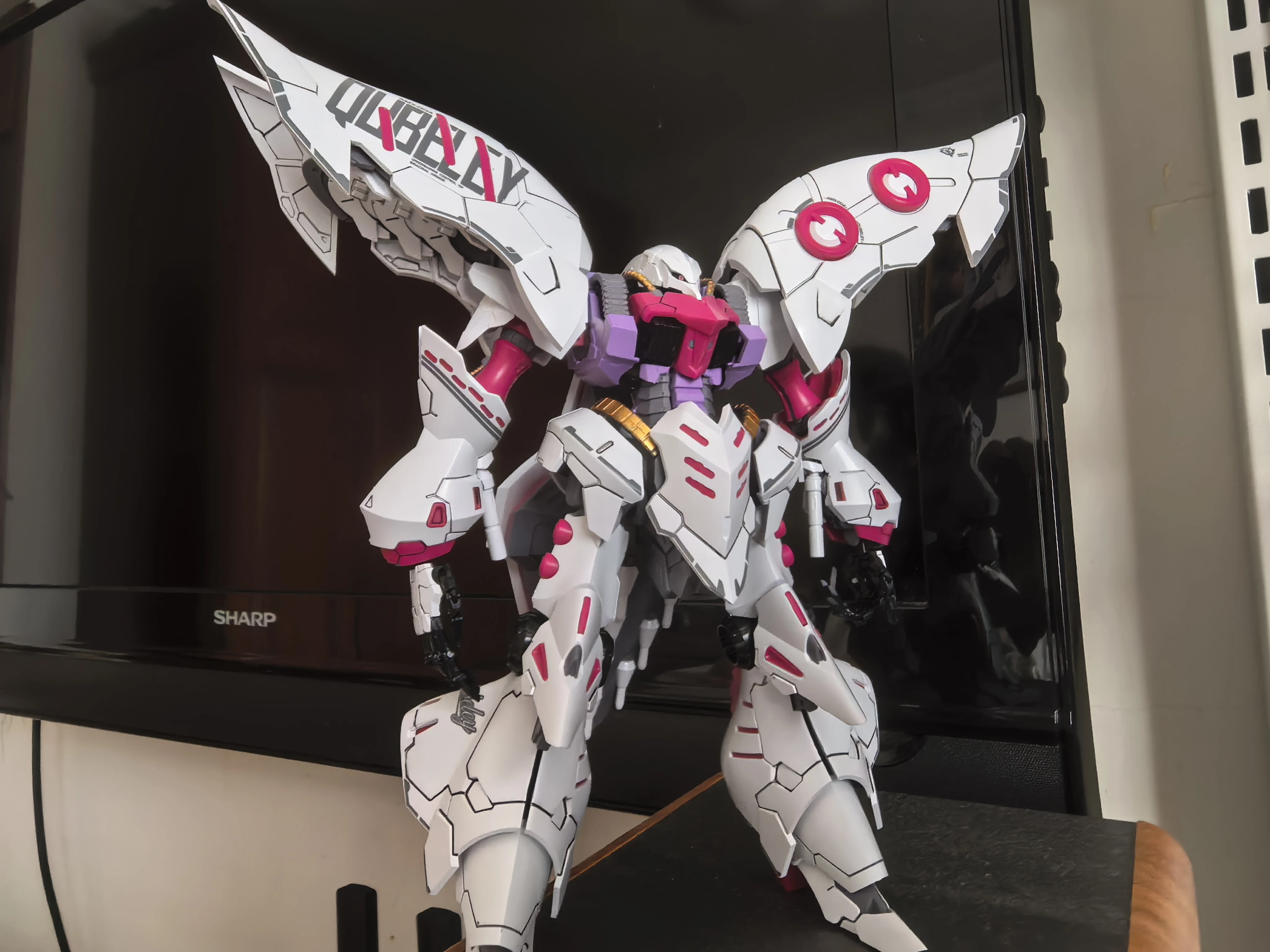 Yiya Studio Qubeley 1/120 Amx-004 ديلوكس طبعة لعبة المنقولة Mecha تجميع عمل الشكل نموذج شخصية في الأوراق المالية