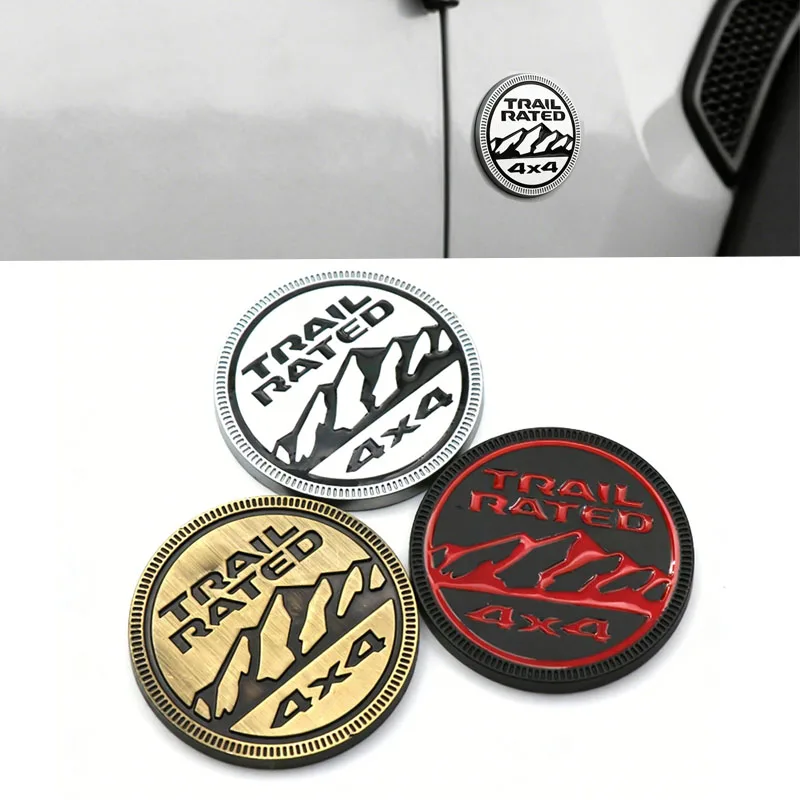 

New 3D metal snow mountain badge suitable for JEEP Wrangler Grand Cherokee Freedom Knight modification accessories