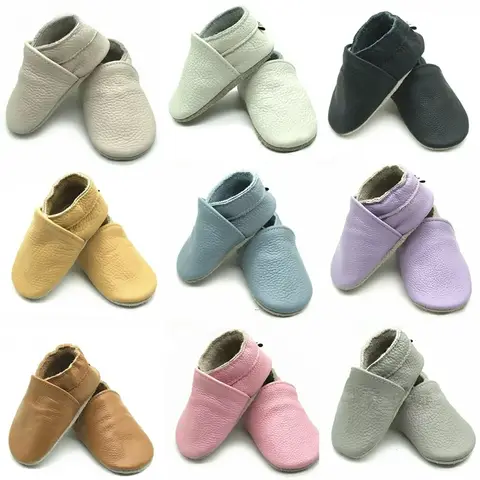 Chaussures de bébé en cuir véritable 2025 été infantile enfant en bas âge bébé chaussures mocassins chaussures premier marcheur semelle souple berceau bébé garçon chaussures
