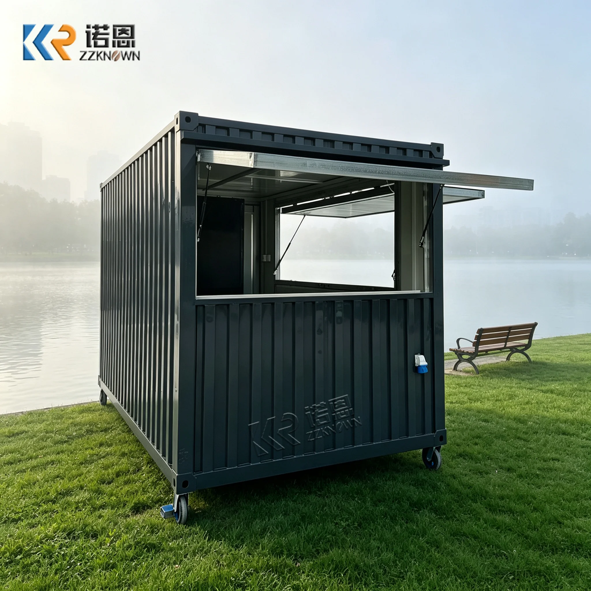 Multicab Fast Food Carts Cheap Food Truck Trailer Stainless Steel Food Trailer Ice Cream Food Truck with Refrigerator