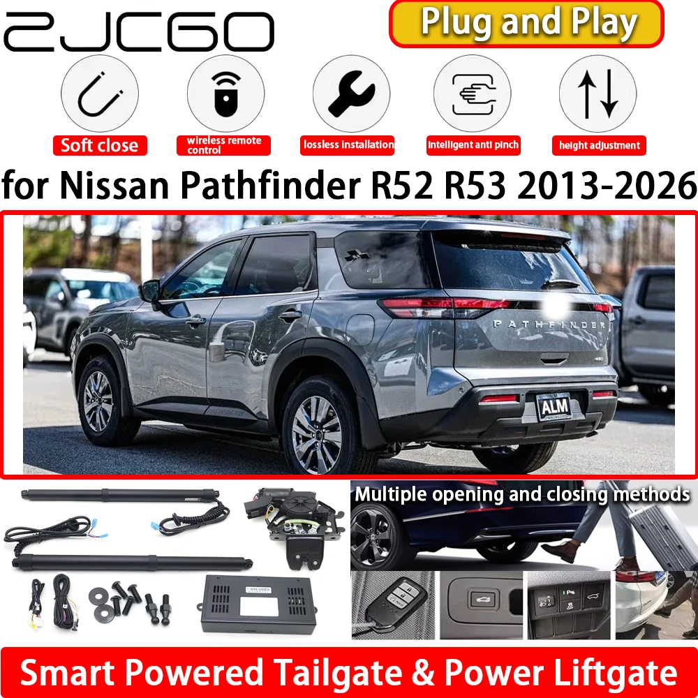 

ZJCGO for Nissan Pathfinder R52 R53 2013-2026 OEM Automatic Electric Powered Tailgate Power Liftgate Tail Gate Lift Kit System