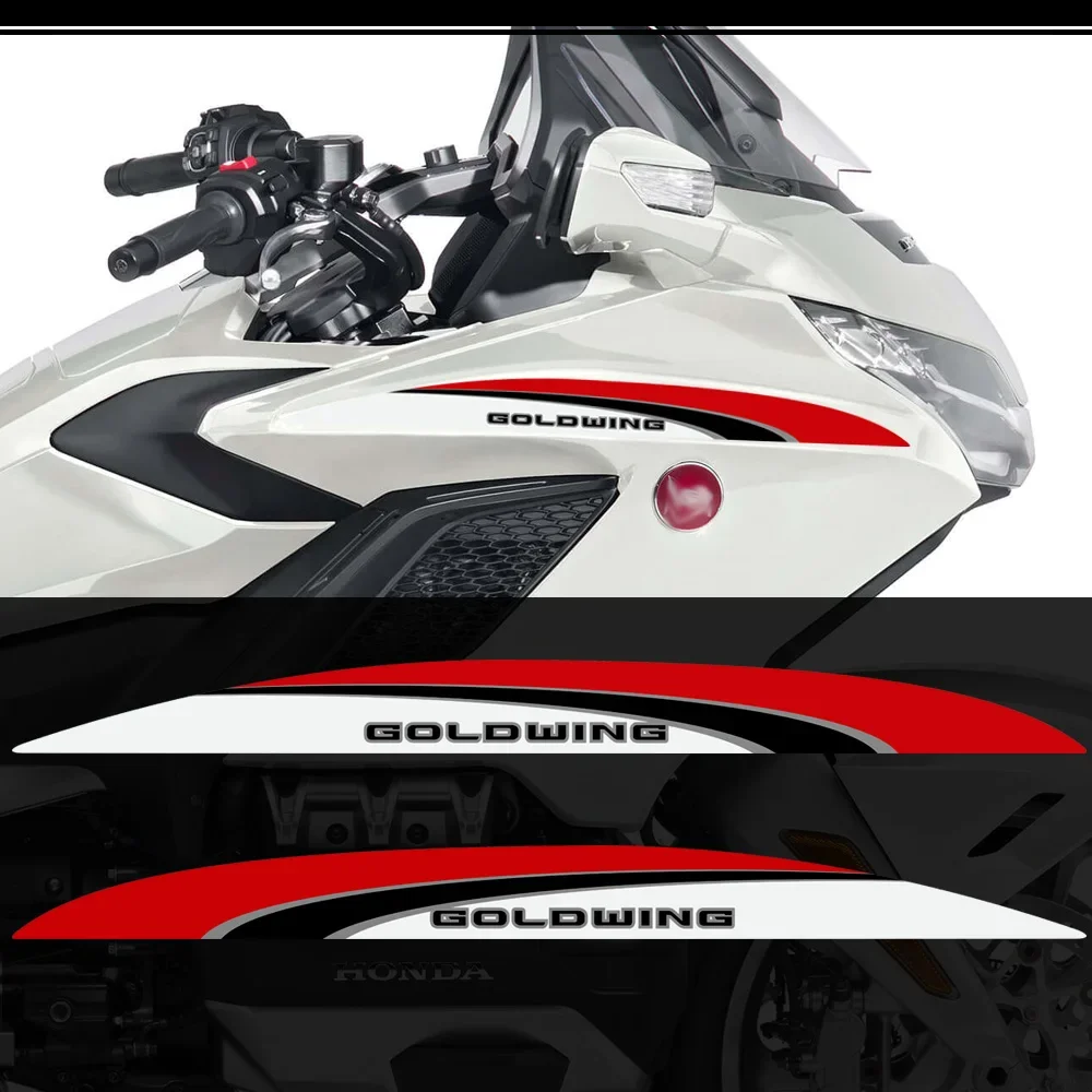 Für HONDA Goldwing GL1800 GL 1800 Gepäck Stamm Tour Tank Pad Aufkleber Aufkleber Schutz Schwanz Top Seite Emblem Logo 2018 2019 2020