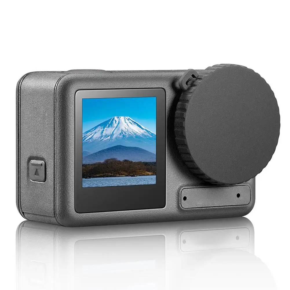 Silicone Lens Cap Dust-proof Cover Protector for dji Action 5 Pro Camera Photagraphy Accessory