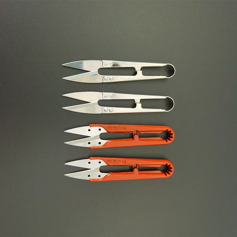 1Pcs  Trimming Sewing Scissors Nippers U Shape Clippers Yarn Stainless Steel Embroidery craft Scissors Tailor