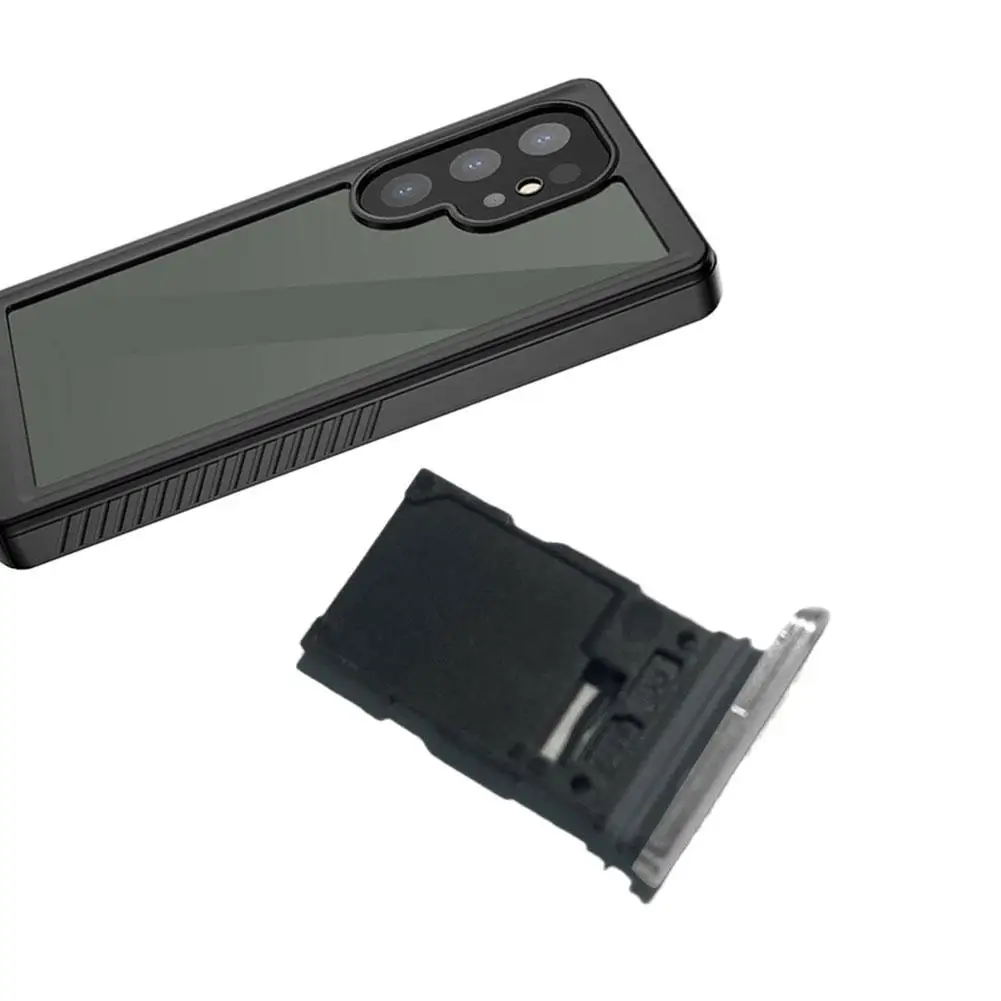 1pcs for Samsung S24ultra Mobile Phone Sim Dual Card Slot For Galaxy S24 Ultra Dual Sim/Single SIM Card Card Slot Spot Extr Q6B0