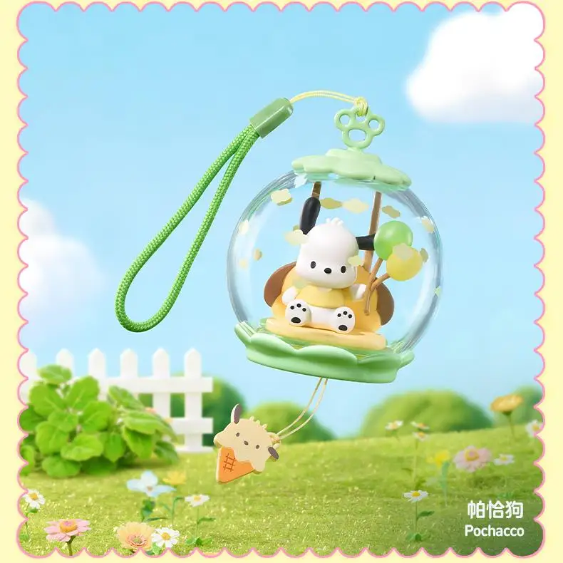 شخصيات Popmart Sanrio الأصلية Sweet Dream Bubble House Series مشهد صندوق أعمى ديكور مكتب شخصيات سانريو هدية عيد الميلاد للأطفال #6