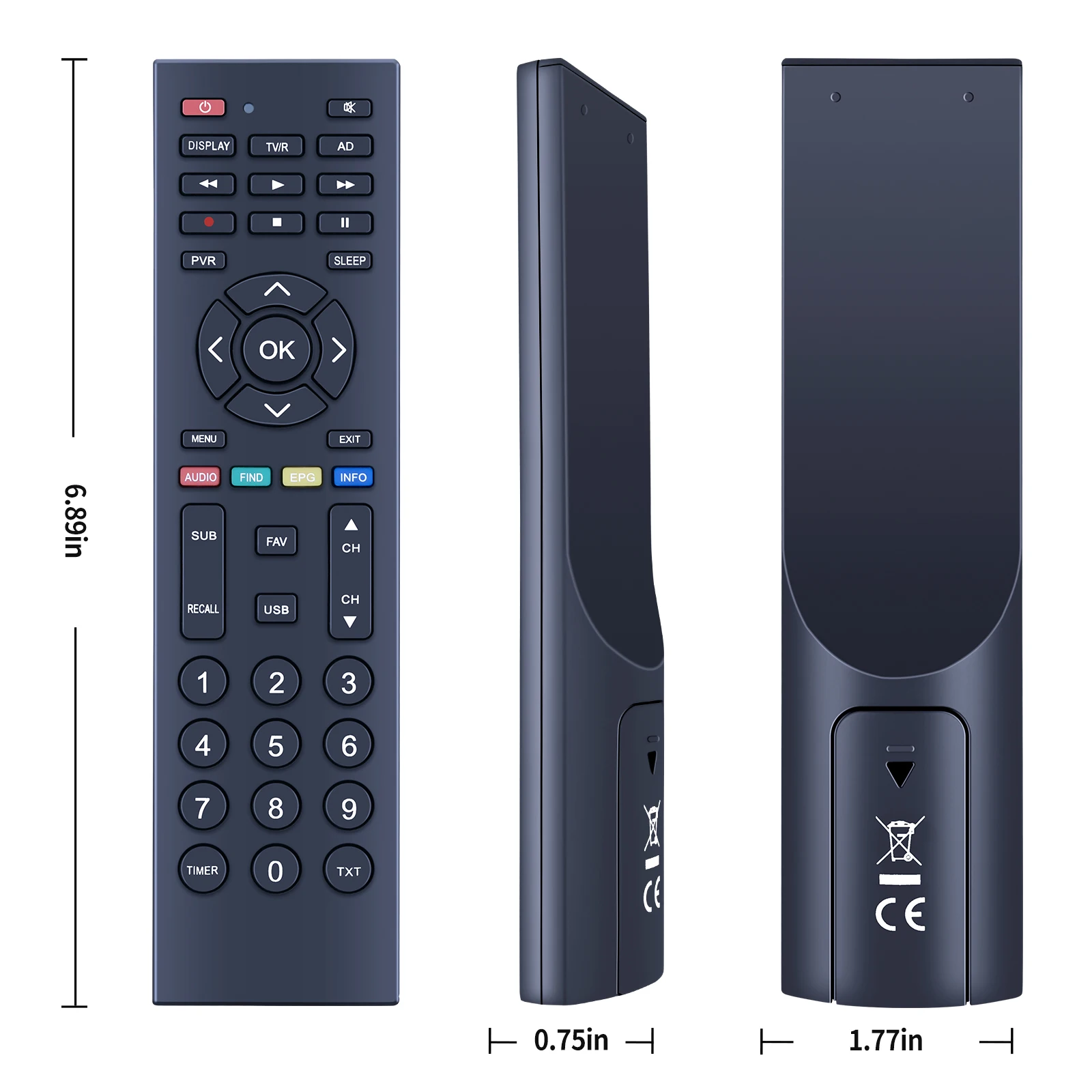 جهاز تحكم عن بعد جديد لـ Tesla TE-300 PLUS DVB-T2 Set Top Box