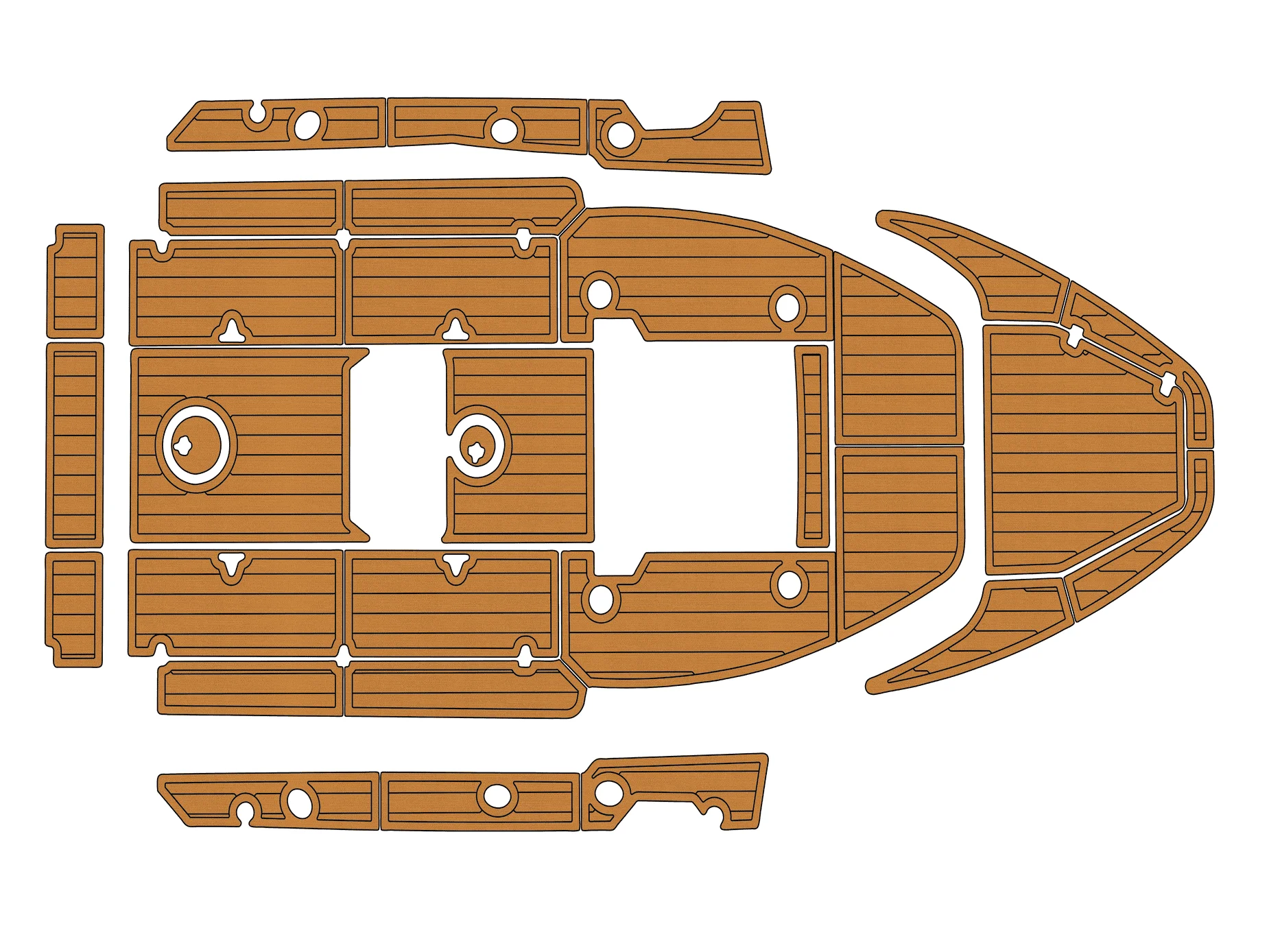 

Anti-Skid EVA Faux Teak Self-Adhesive 6mm Boat Decking Pad for 1994 Boston Whaler 21 Outrage Yacht Cockpit Durable Marine Floor