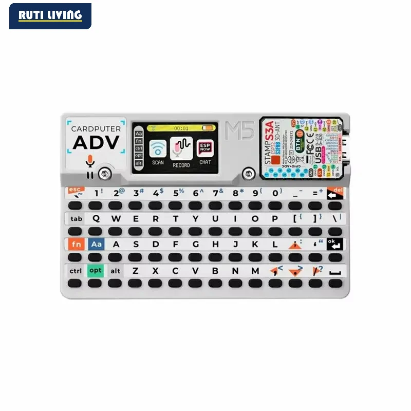RUTI Cardputer ADV new Version StampS3A Development Board Portable Computer 1.14 Inch 56Key Keyboard Card Microcontrolle
