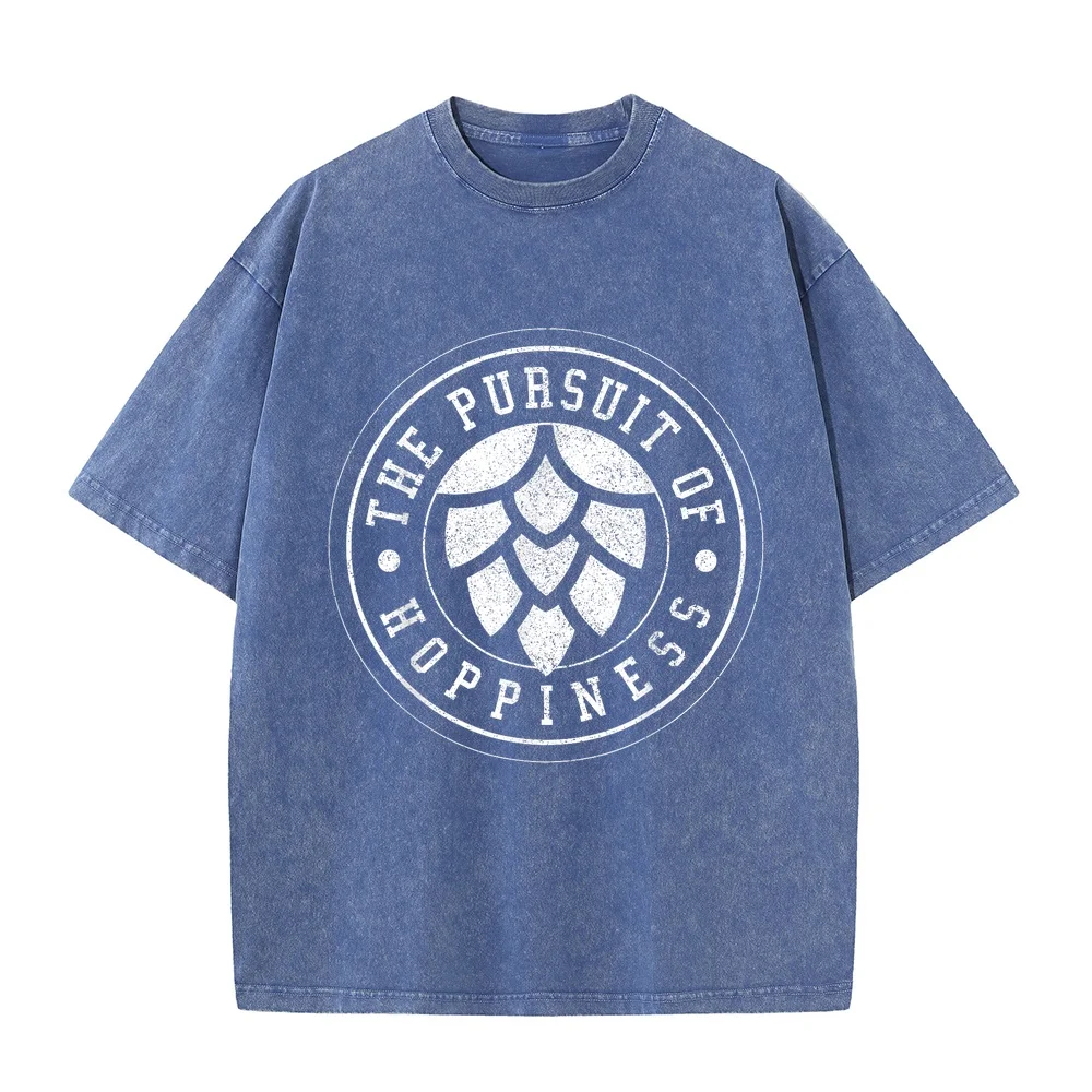 Beer Brewer T-Shirt Craft Hops IPA Hoppiness Gift Roupa Versatile 100 Cotton Tee Premium Printed T Shirt Men Casual Summer