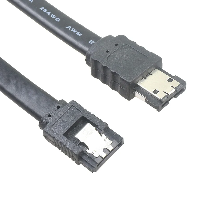 SATA to ESATA or ESATA to SATA Cable Male to Male M/M Shielded Extender Extension HDD 6Gbps