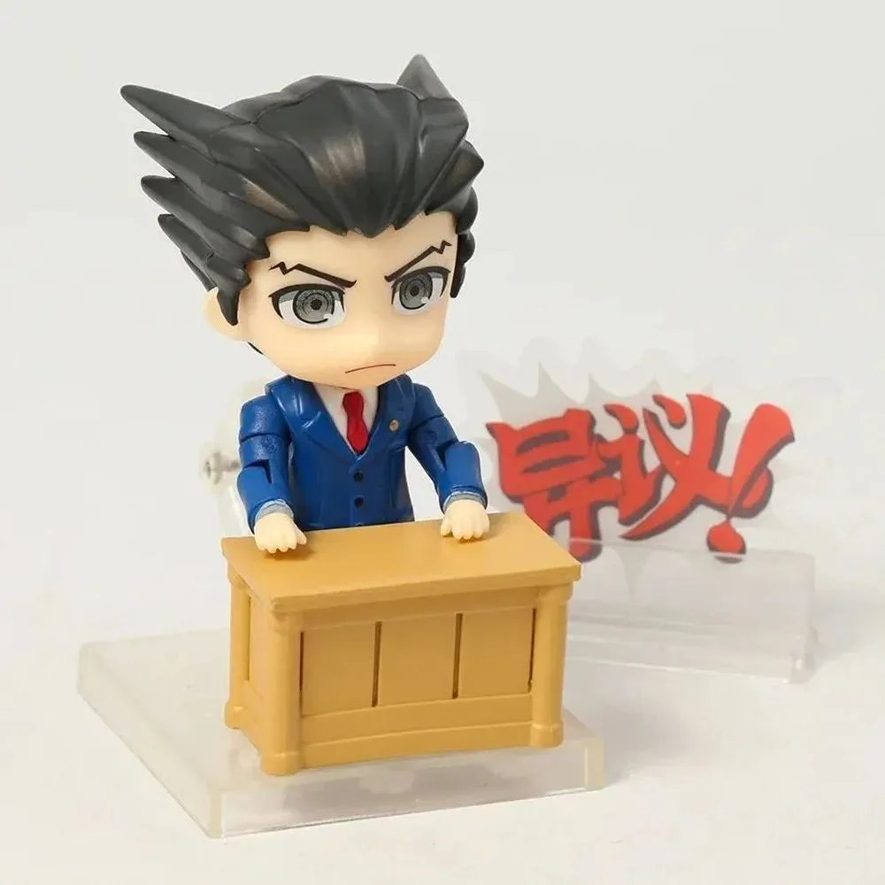 Anime Figure Ace Attorney Miles Edgeworth #1762 Phoenix Wright #1761 Action Figures Cute Toys for Children Doll Collector Gifts