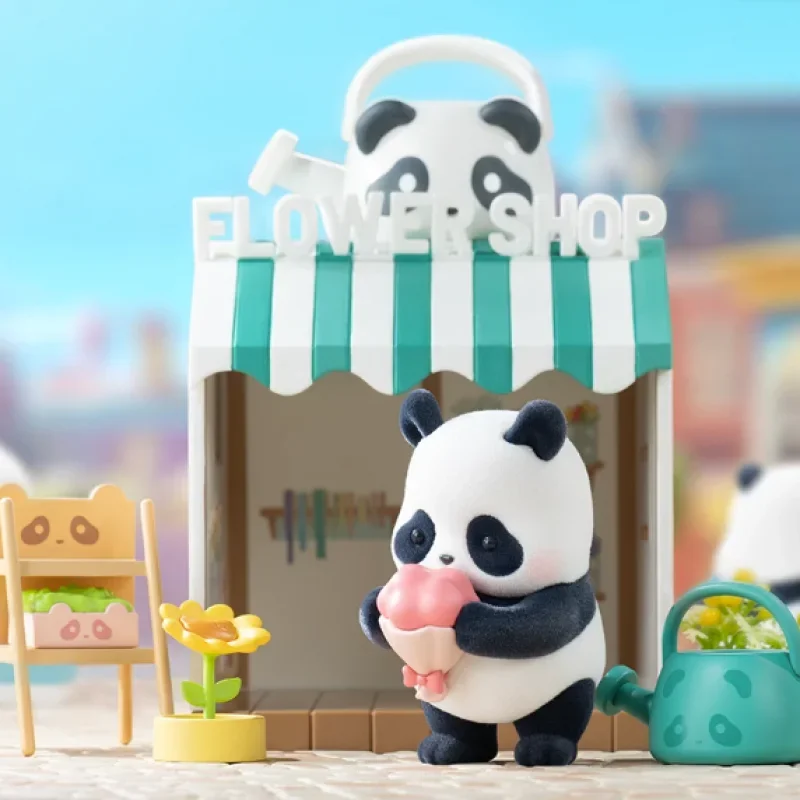 

Panda Roll Shopping Street Series Blind Box Surprise Box Original Action Figure Cartoon Model Mystery Box Collection Girls Gift