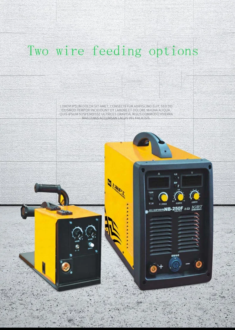Bogenkohlendioxid-Schweißgerät NB-250F Tragbares Metallschweißgerät