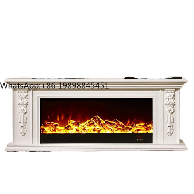 Calentadores OEM/ODM de fábrica de 60 pulgadas, gran oferta, para habitación, interior, dormitorio, estufa eléctrica de calentamiento, chimenea de inserción montada en la pared