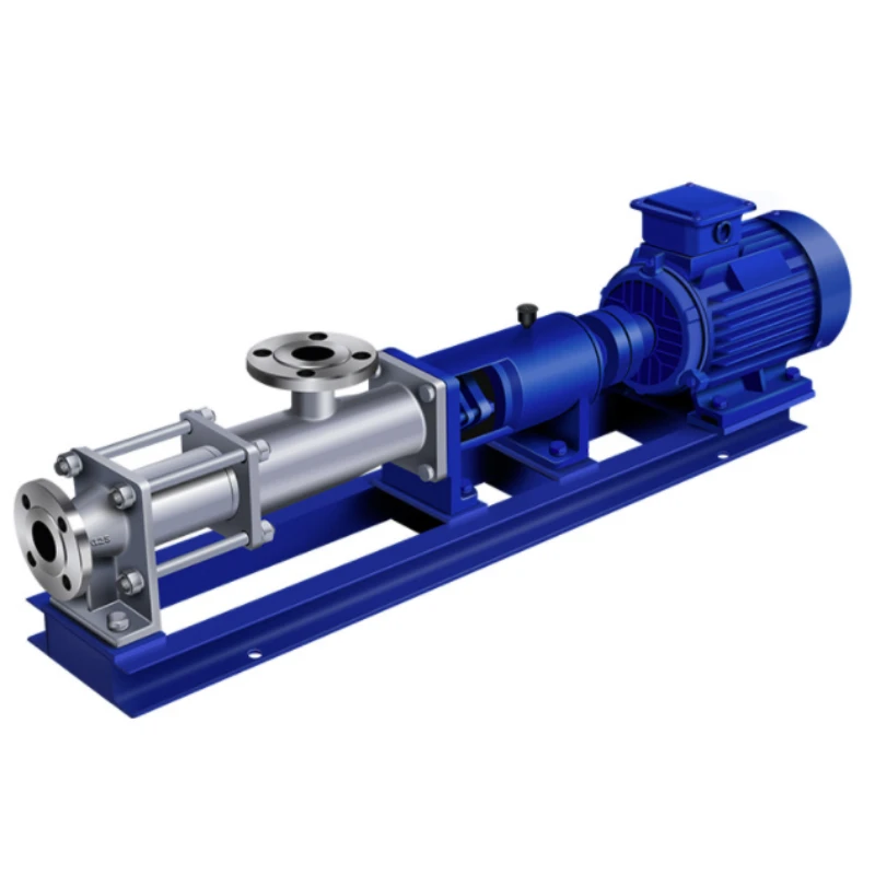 

G type single screw pump paint dye daily chemicals viscous medium thick slurry sludge corrosion resistance Positive displacement