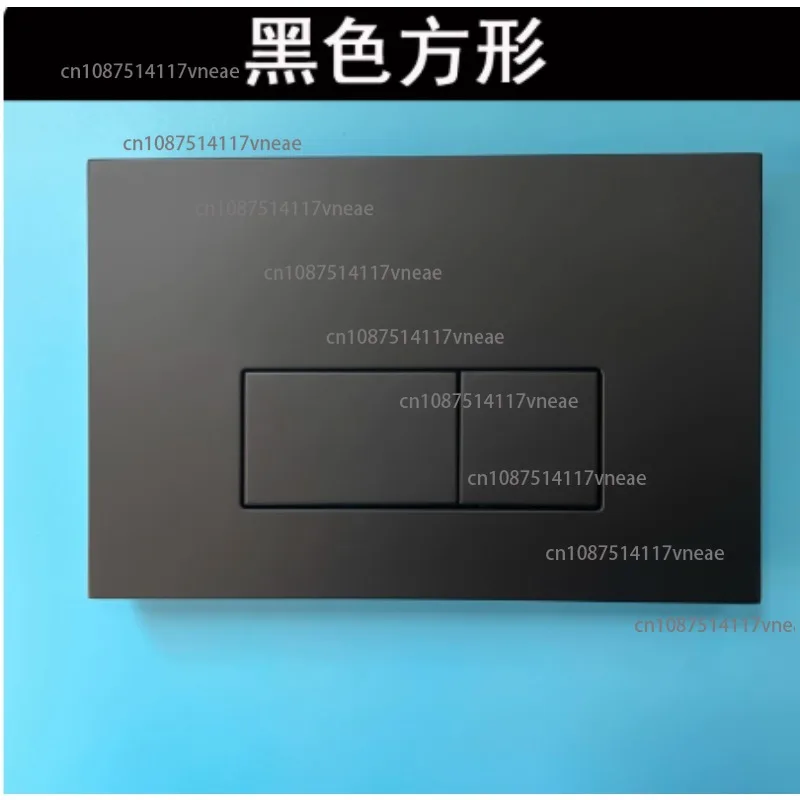 Toilet Parts, Double Push Button Solid Brushed Gold Flush Plate Concealed Toilet Cistern Panel