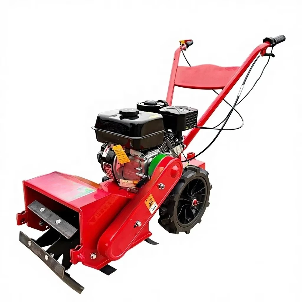 Small Gas-Powered Weeding Machine, Home Yard Care, New Red/Black Multifunctional Model