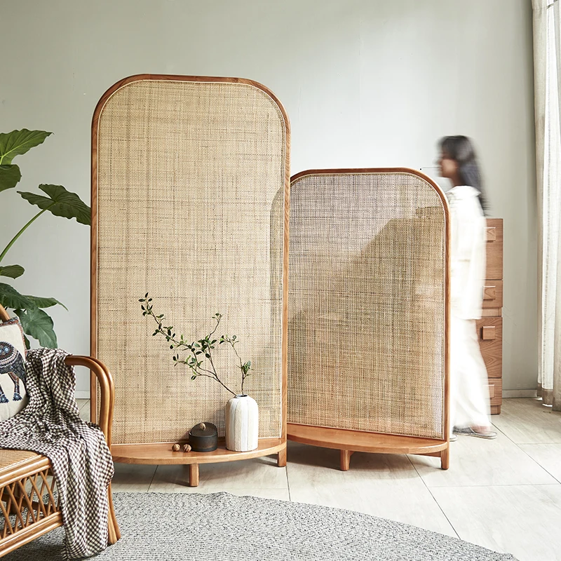 

Living room door blocking movable partition wall small apartment household screen rack