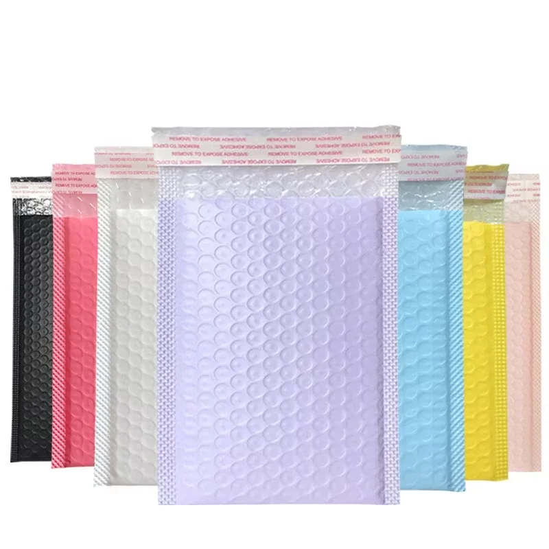 20 قطعة لوازم الأعمال الصغيرة شحن التعبئة والتغليف فقاعة المغلف إرسال حزمة أكياس الارسال حزم البريدية المغلفات المبطنة