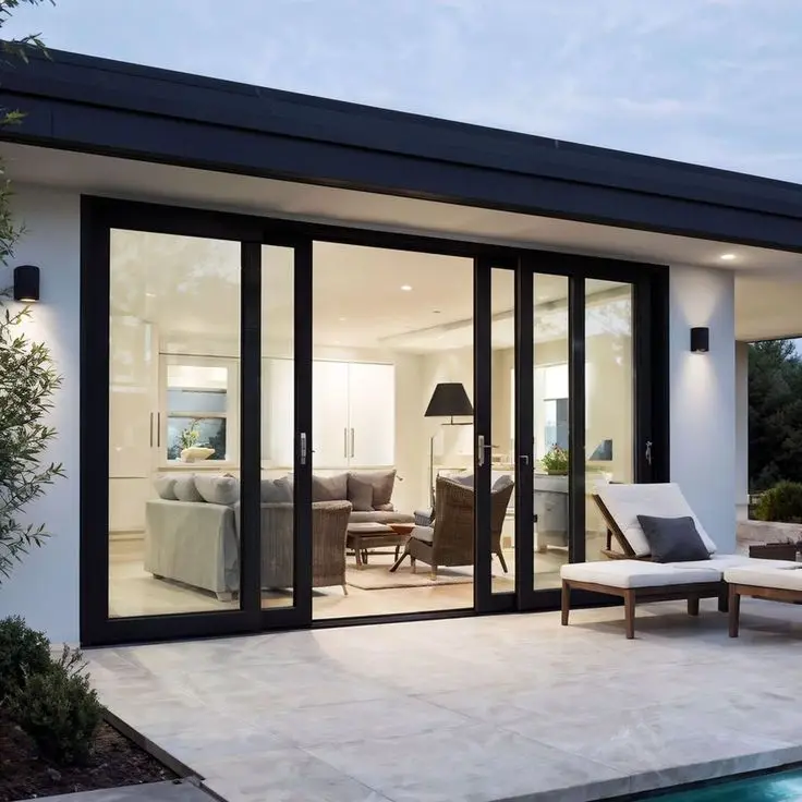 Prima Double Sliding Aluminum Door Window Durable Reliable Glass Door Window Modern Stylish Aluminum Alloy Door Window