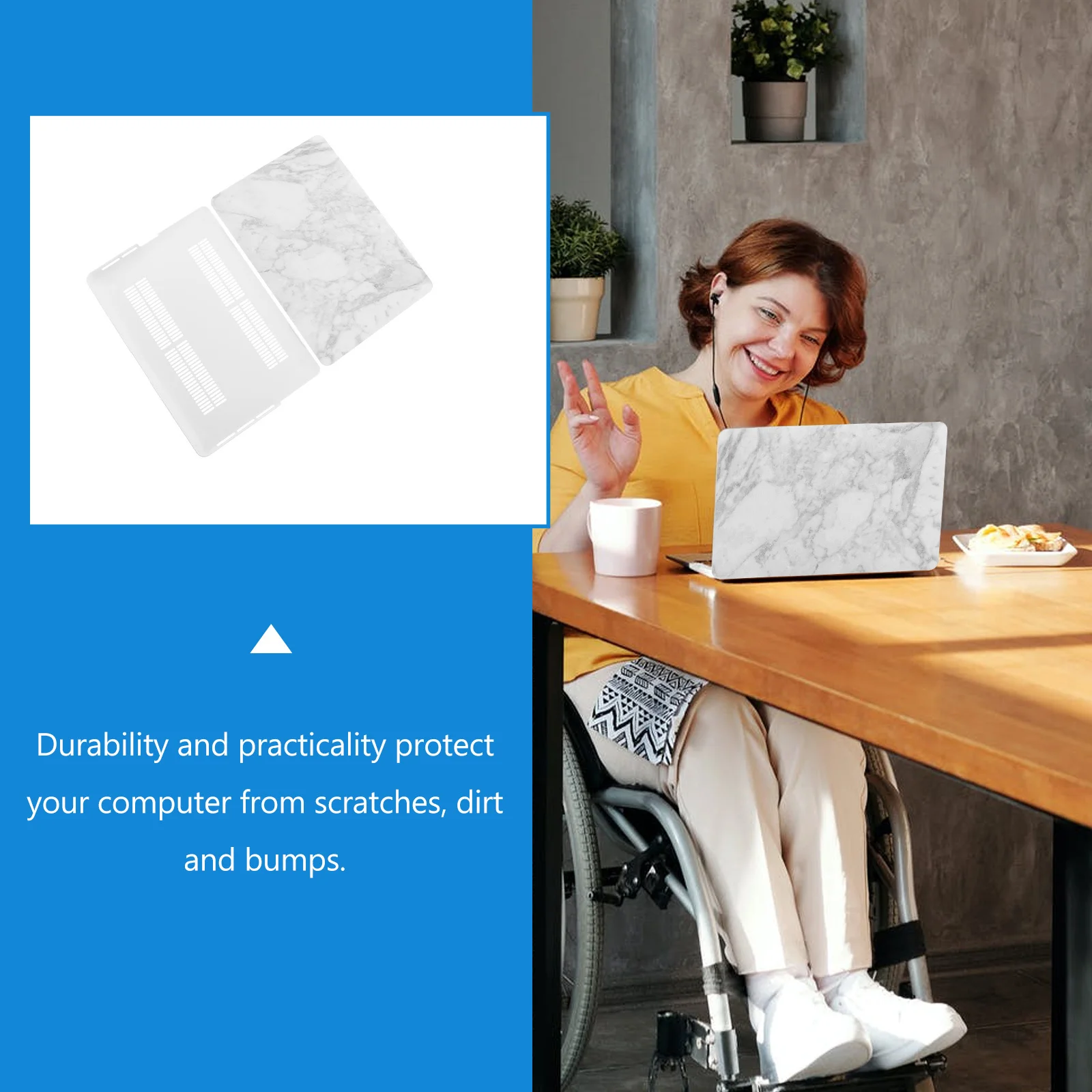 غطاء جلدي للكمبيوتر المحمول بتصميم رخامي متوافق مع Pro Retina 13.3 واقي مرن وسهل التركيب، غلاف كمبيوتر محمول للكمبيوتر المحمول #4