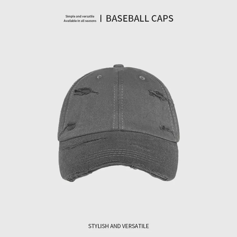 

Retro Washed Baseball Cap for Men & Women Vintage Distressed Outdoor Sun Protection Sporty Unisex Adjustable Snapback Hat