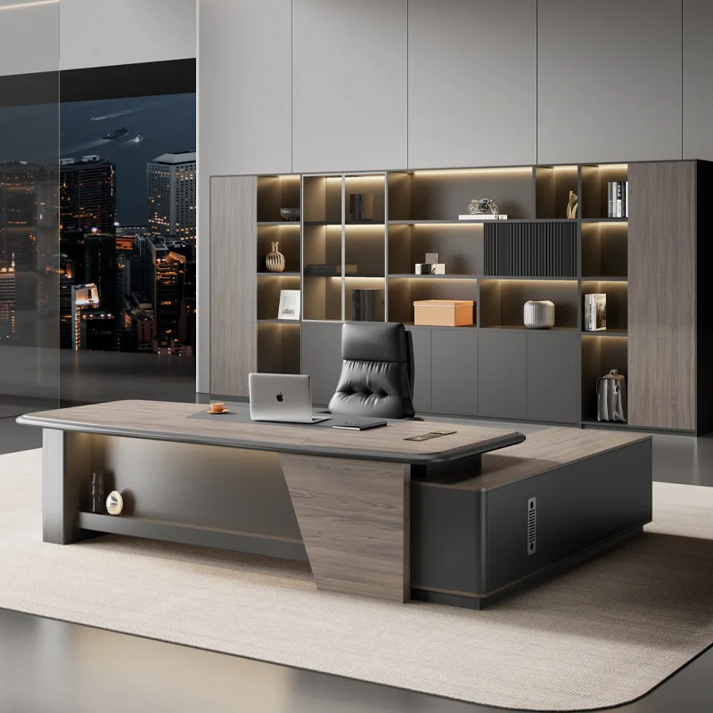 Desk Premium Sense Simple Modern Manager President Large Class Desk Full Furniture