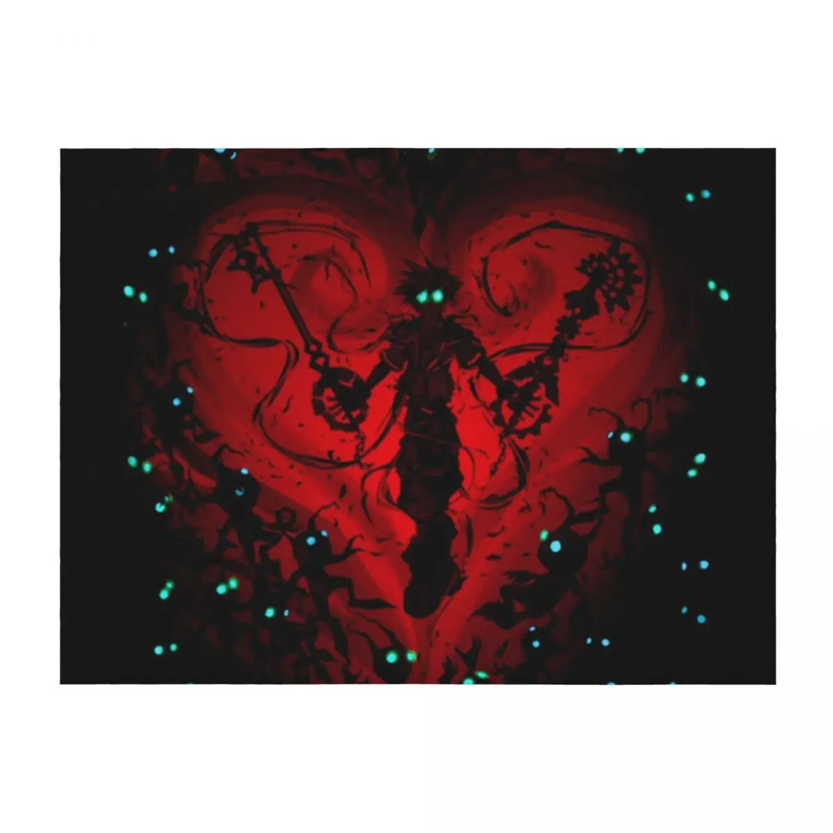 

Corruption of the Heartless (DK) Throw Blanket Flannels Decoratives Furrys heavy to sleep Blankets