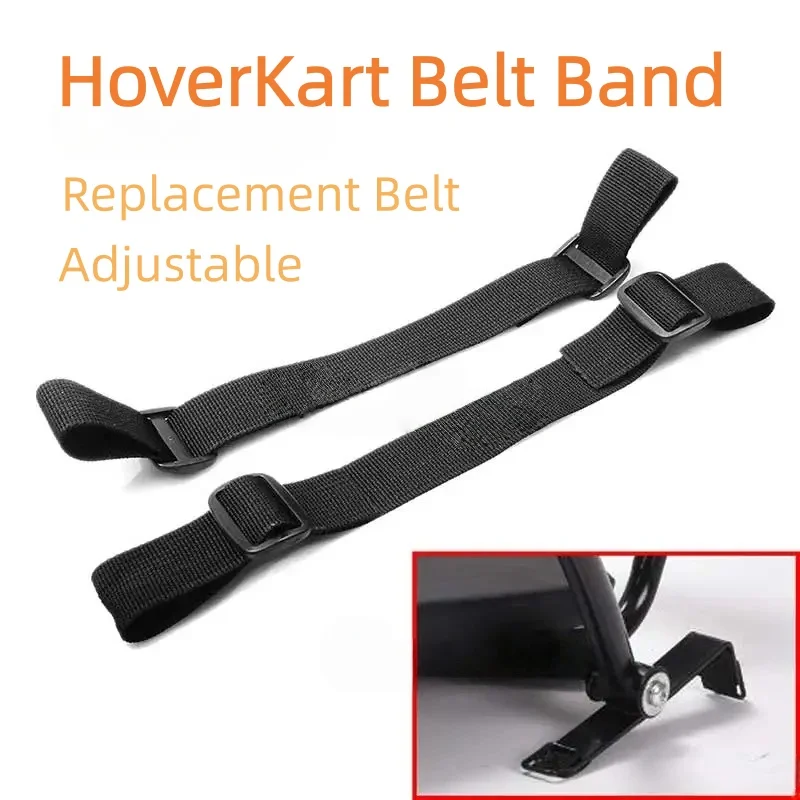 Correa de repuesto HoverKart, cinturón ajustable de nailon PP con kit de hebilla de tres deslizadores para fijación al asiento del hoverboard, 2 uds.
