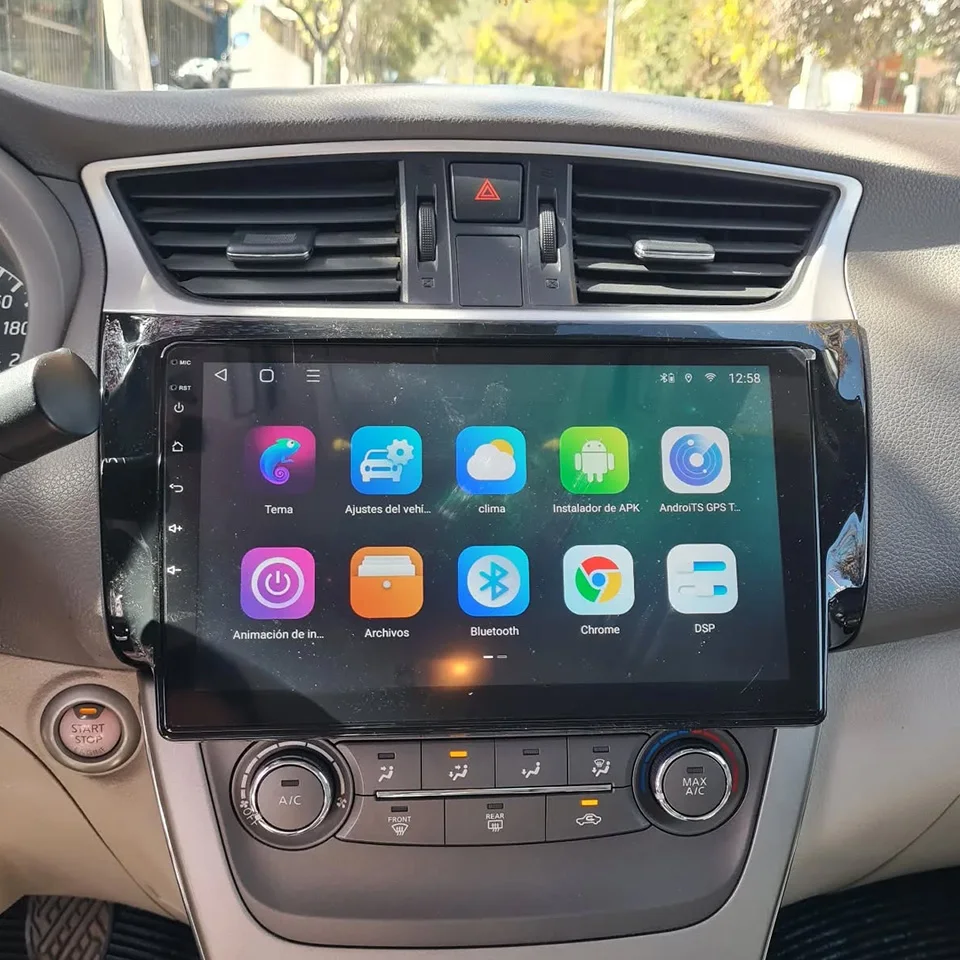 Android14 8G+128G Car Radio Stereo For Nissan Sylphy B17 Sentra 2012 - 2018 GPS Navigation Tape 4G Lte WiFi Carplay DVD Cassette