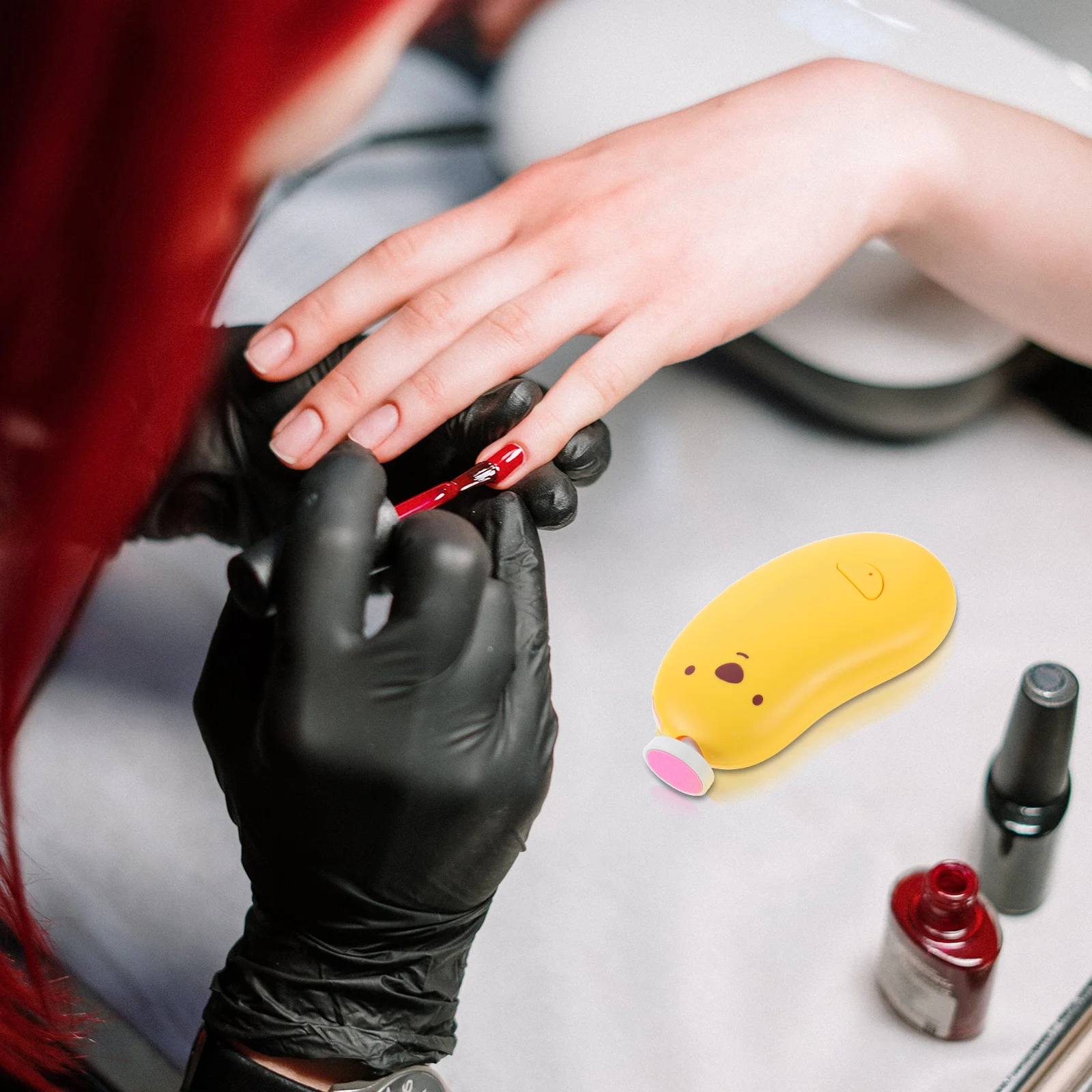 

Детский электрический триммер для ногтей, 1 комплект, кусачки для ногтей, 6 шлифовальных головок, стильный милый дизайн, простота в эксплуатации светодиодный светильник