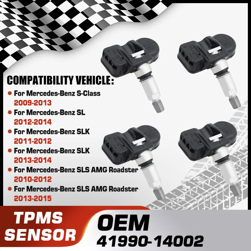 

Car For Mercedes-Benz S-Class W221 Mercedes-Benz SL R231 Mercedes-Benz SLK R172 Mercedes-Benz SLS AMG Roadster C197 TPMS Sensor