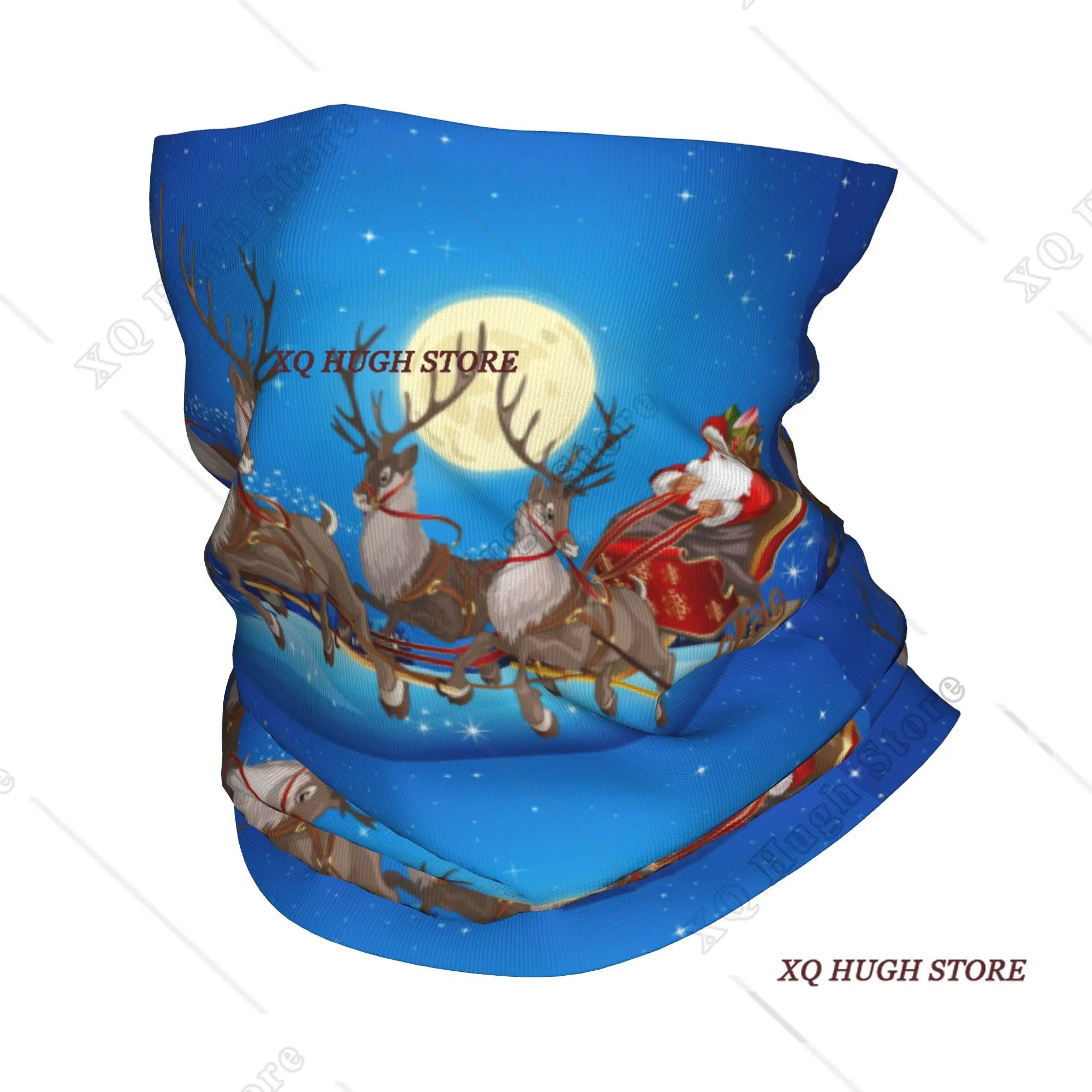 

Covers Xmas Party Happy New Year Neck Gaiter Windproof Winter Merry Christmas Navidad Xmas Gifts Bandana Scarf for Cycling