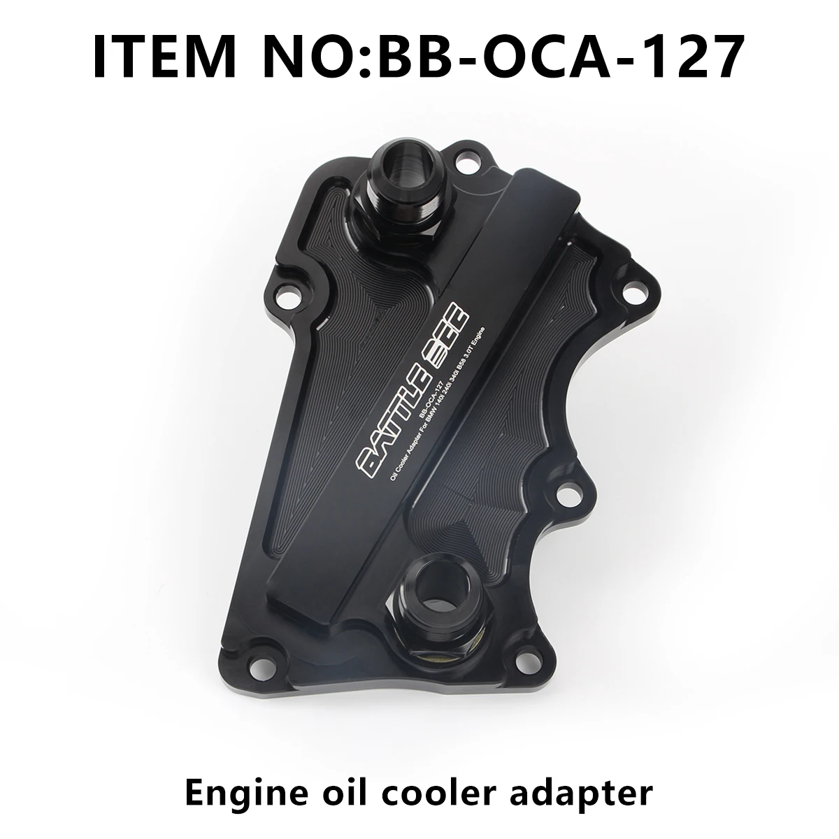 Battlebee Engine oil cooler adapter for 140i 240i 340i Z4 Toyota Supra A90 B58B30 3.0T BB-OCA-127