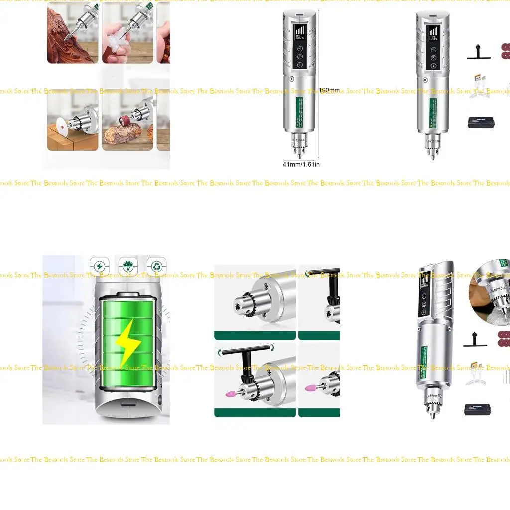 

12PF Electric USB Drill Portable Handheld Drill Engraving Pen Rotary Tool Set Jewelry