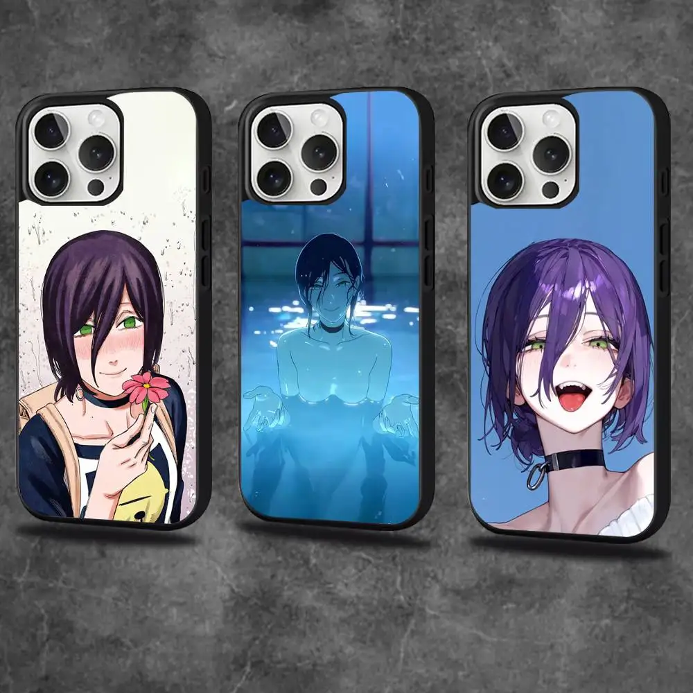 

Chainsaw Man Reze Phone Case For iPhone 16,15,14,13,12,11,Pro,Max,Plus,Mini,SE4,E Magnetic Magsafe Wireless Charging