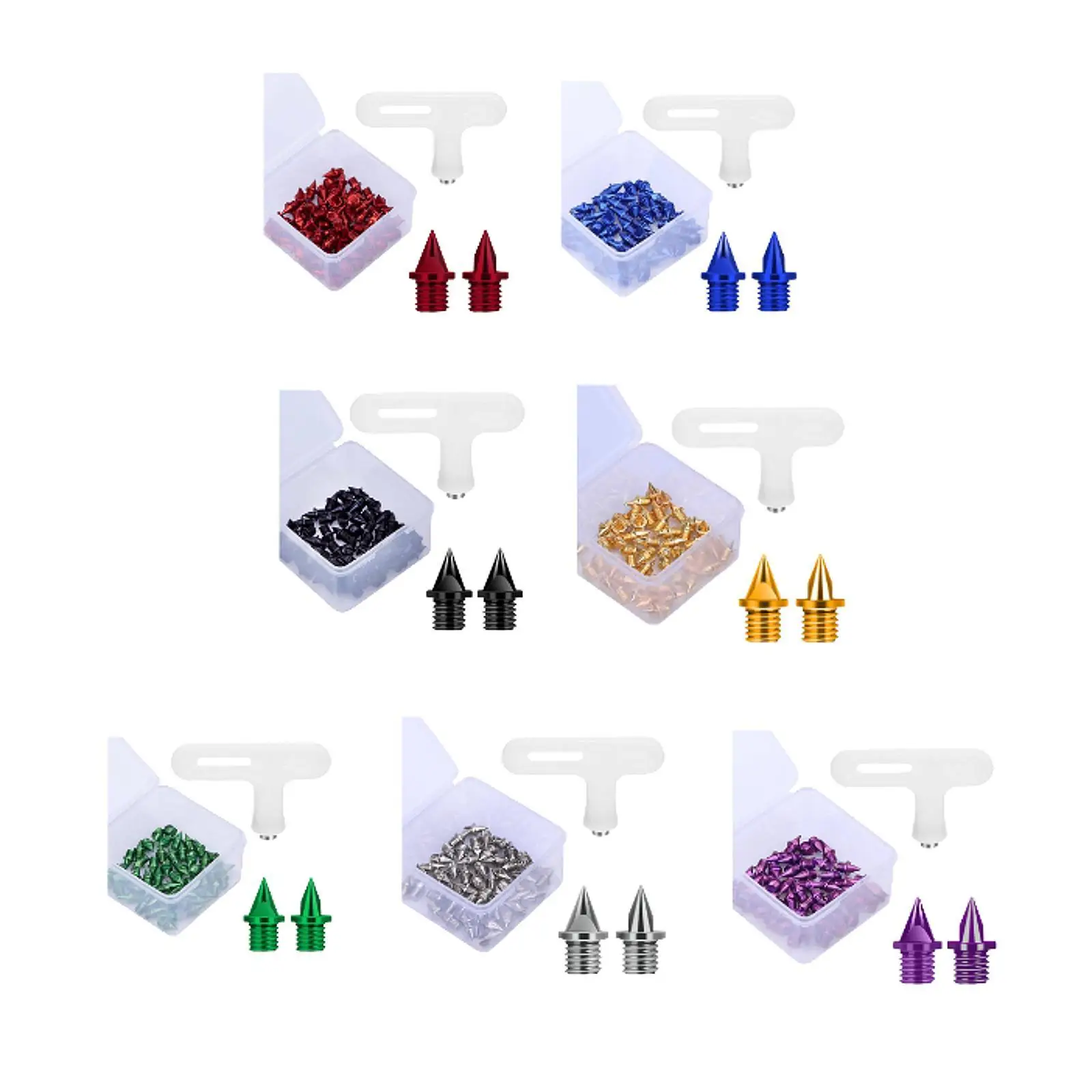 

50x Track Shoe Spikes Replacement Spikes for Track Shoes Track and Field Running