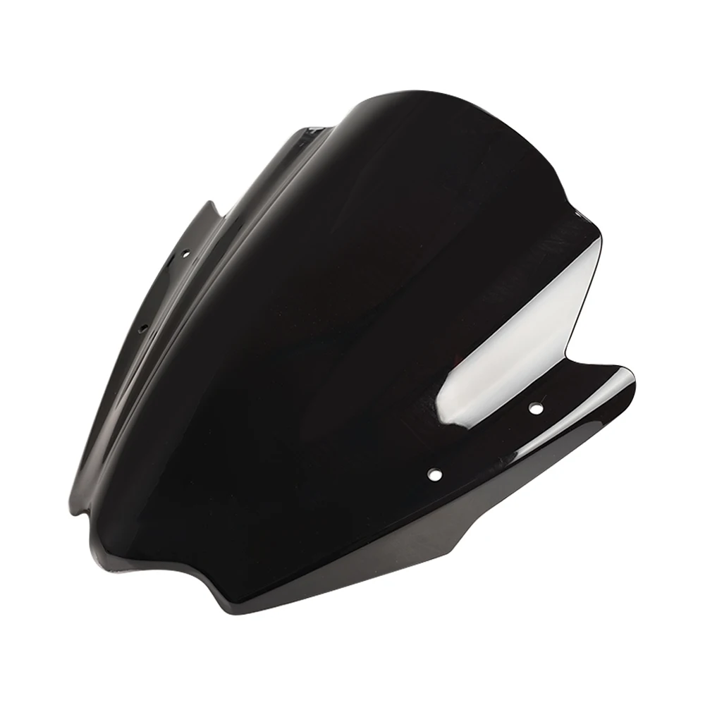 Universal Motorcycle Windshield Fit For 22 - 25mm Handlebar Street Bikes Bracket Heightened Modified Thickened Front WindScreen