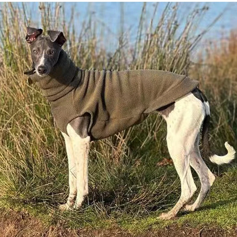 Fleece Sweaters | Greyhound, Whippet & Italian Greyhound Apparel Vest Turtleneck Fleece