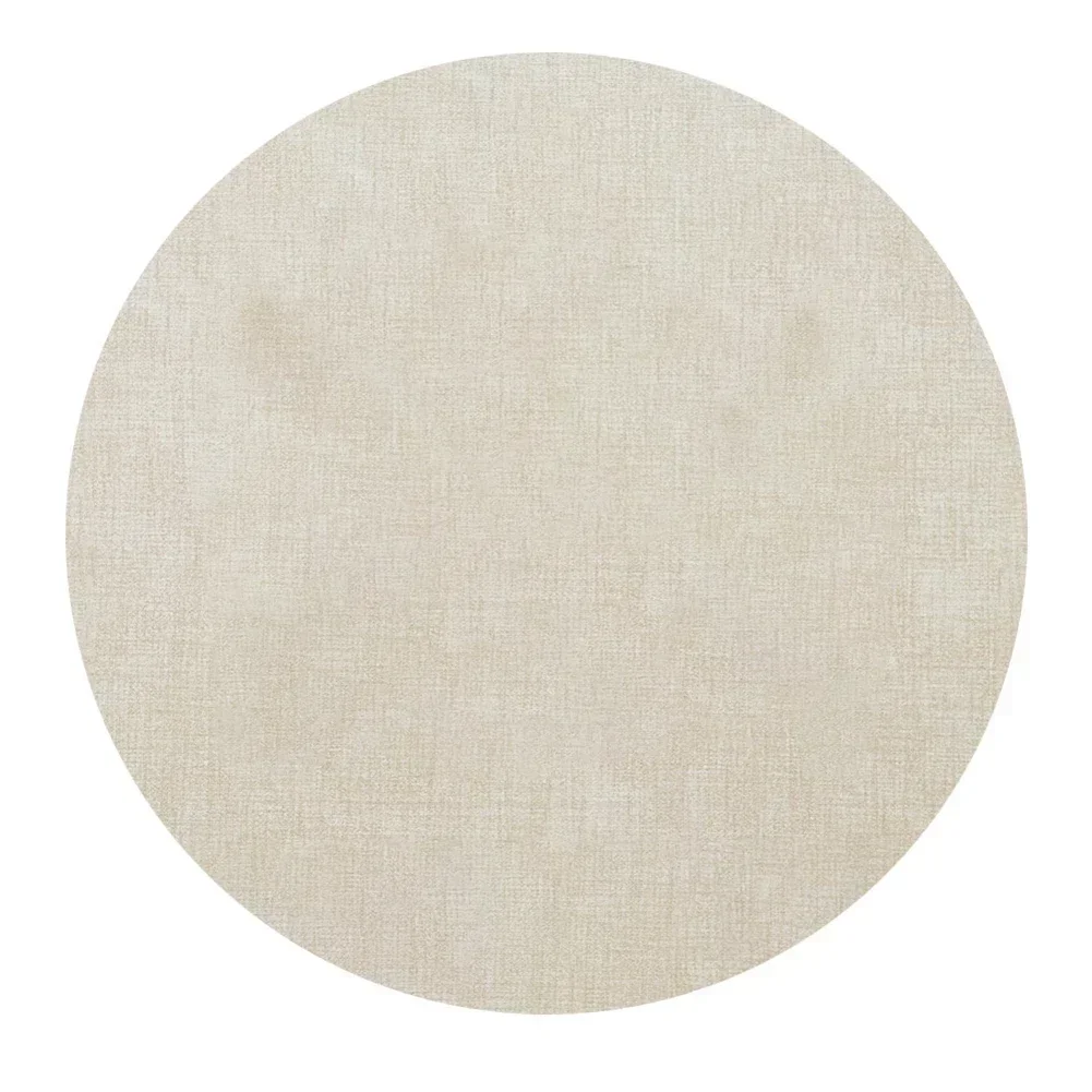 

Round Reversible Placemats Set of 6 Easy Maintenance PVC Table Mats with Heat Protection for Safe Meal Enjoyment