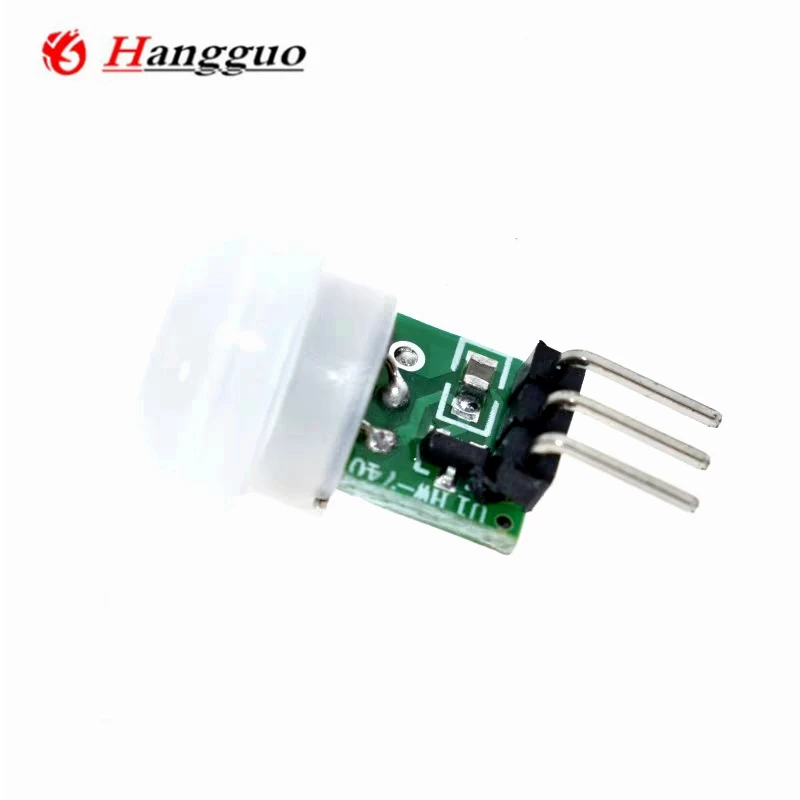 10PCS/Lot Mini IR Pyroelectric Infrared PIR Motion Human Sensor Automatic Detector Module AM312 Sensor DC 2.7 to 12V