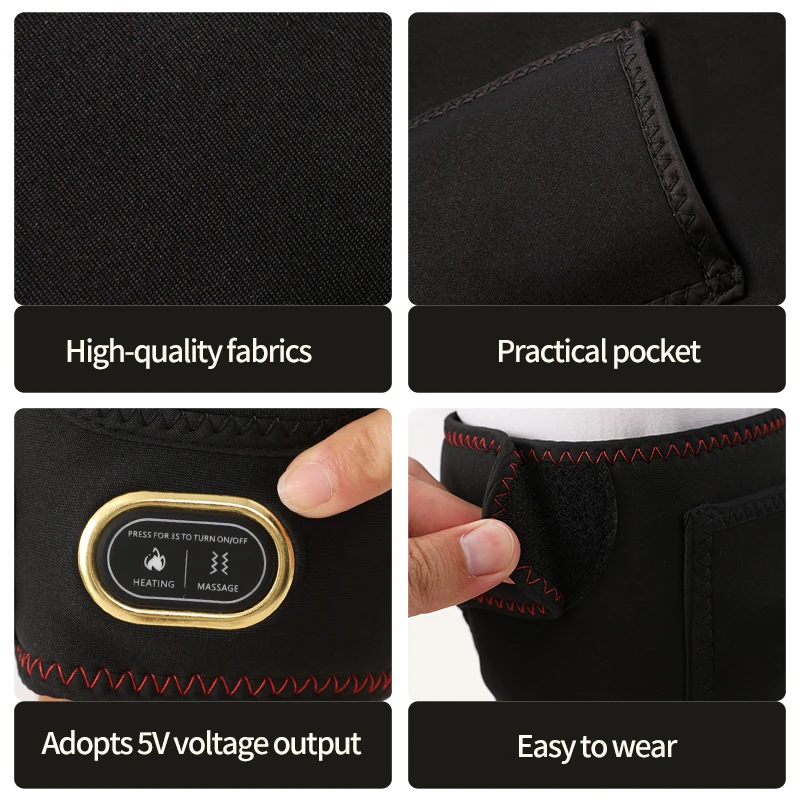 Tragbares elektrisch beheiztes Armmassagegerät – 3-Gang-Einstellungen, lindert Gelenkschmerzen, Muskelschwellungen, Hilfsmittel für Sportregeneration, Fitnessfans