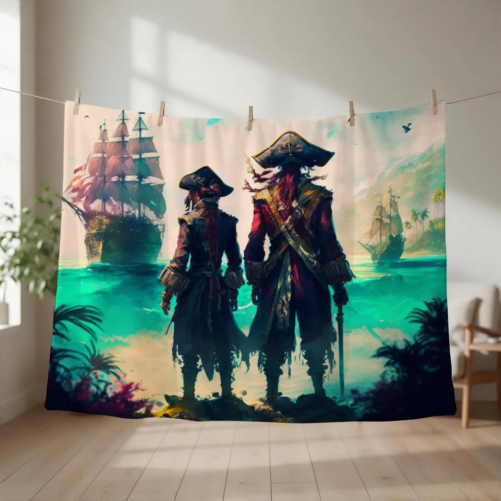 Lost at Sea are We Throw Blanket Blankets For Baby For Decorative Sofa warm winter Bed Blankets